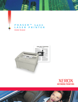 Xerox 5400DX - Phaser B/W Laser Printer User manual