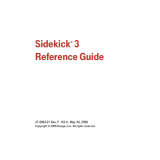 UTStarcom SideKick 3 Owner's manual