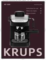 Krups XP 1020 Owner's manual