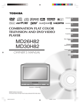 Toshiba MD26H82 User guide