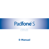 Asus Padfone S Owner's manual