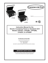 Commercial Pro CPPGM1 User manual