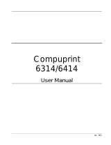 Compuprint 6314 User manual