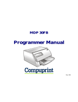 Compuprint MDP 30 FB User manual