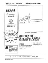 Craftsman 358351060 Owner's manual