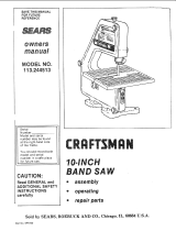 Craftsman 113244513 Owner's manual