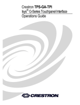 Crestron TPS-GA-TPI User manual