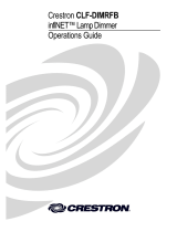 Crestron CLF-DIMRFB User manual