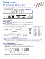 Extron electronics MTP 1500RL 15HD A SEQ User manual