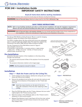 Extron PCM 240 User manual
