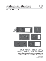 Extron RGB 428xi User manual