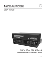 Extron electronics MVX Plus 128 VGA A User manual