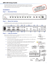 Extron MPS 409 User manual