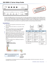 Extron SW4 HDMI LC User manual