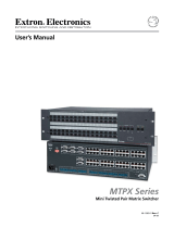 Extron MTPX 1632 User manual