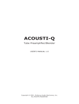 PRESONUS Acousti-Q Owner's manual