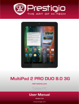 Prestigio MultiPad 2 PRO DUO 8.0 3G User manual