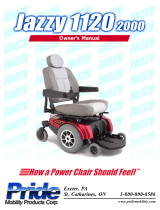 Pride Mobility Jazzy 1120 User manual