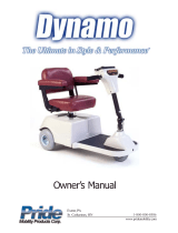 Pride Mobility Dynamo User manual