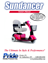 Pride Mobility Sundancer User manual