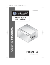 Primera Laminator Owner's manual