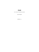 PRESONUS CL44 Owner's manual