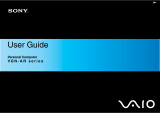Sony VGN-AR41MR User manual