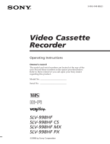 Sony SLV-998HFCS Operating instructions