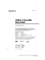 Sony SLVN71 User manual
