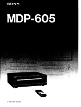 Sony MDP-605 Owner's manual