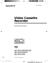 Sony SLV-ED313ME User manual