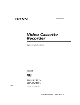 Sony SLV-XF245SV User manual
