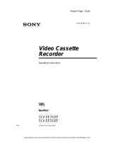 Sony SLV-SE510D User manual