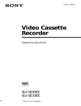 Sony SLV-SE10EE User manual