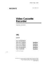 Sony SLV-SE810D User manual