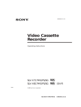 Sony SLV-X717ME User manual