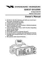 Standard Horizon GX1255S Owner's manual