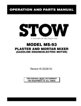 Stow ms93 User manual