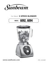 Sunbeam 6092 User manual