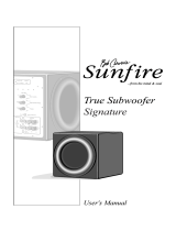 SunfireTrue Subwoofer Signature