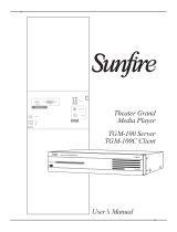 Sunfire TGM-100 User manual