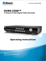 Swann DVR8-2500 Operating instructions