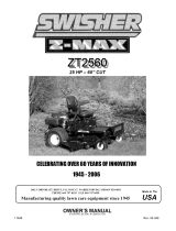 Swisher Z-MAX ZT2560 Owner's manual