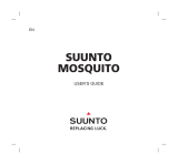 Suunto Mosquito Owner's manual