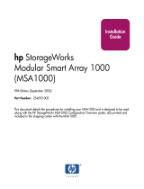HP StorageWorks MSA1000 Installation guide