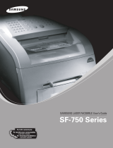Samsung SF-750 User manual