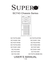 Supermicro SuperChassis 743TQ-R760B, Black User manual