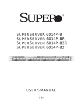 SUPER MICRO Computer SuperServer 6014P-8, Beige User manual