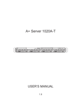 Supermicro A+ Server 1020A-T, Beige User manual