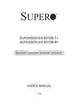 Supermicro SUPERSERVER 6015B-8 Plus User manual